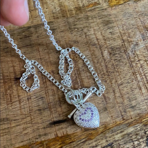 NWT 925 silver Set Necklace and bracelet - Picture 3 of 3